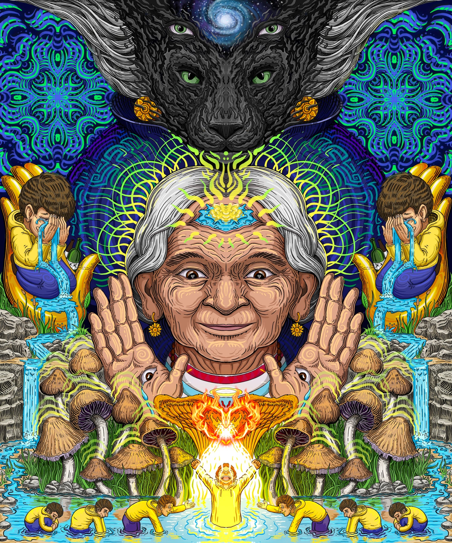 Maria Sabina - Limited Edition of 20 Fine Art Print - Signed and Numbered