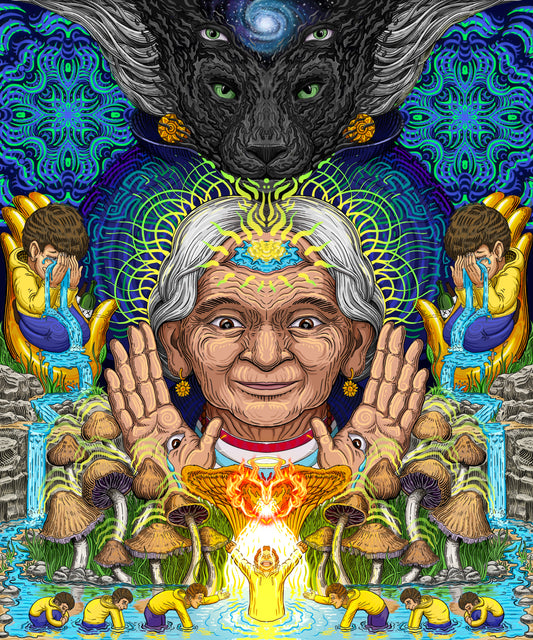 Maria Sabina - Limited Edition of 20 Fine Art Print - Signed and Numbered