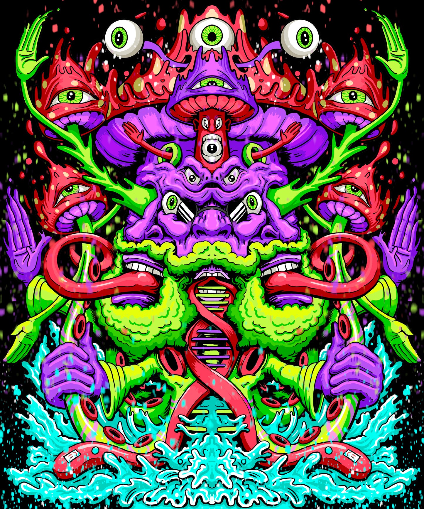 Squidzards - Open Edition Print